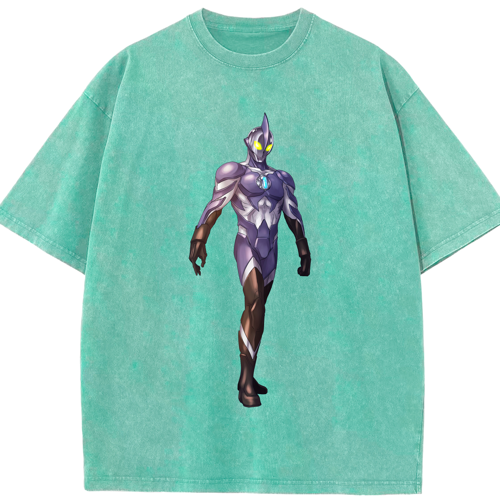 （画像用） ウルトラマン Ultraman 綿100% ヴィンテージ風 半袖Tシャツ（フロントプリント）